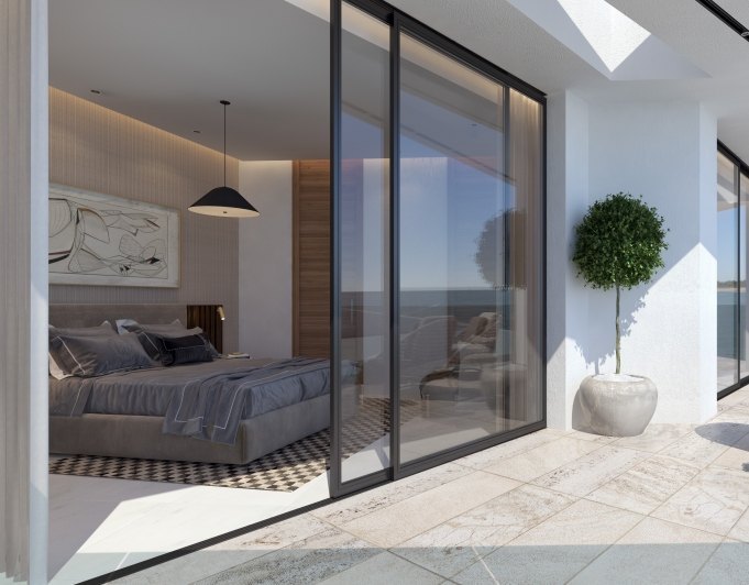 Schöne und voll möblierte moderne Villa zum Verkauf in Javea mit herrlicher Aussicht