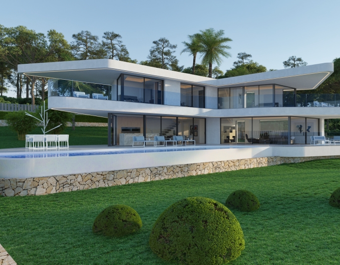 Luxusvilla mit privatem SPA mit Meerblick