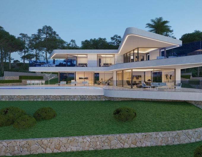 Luxusvilla mit privatem SPA mit Meerblick