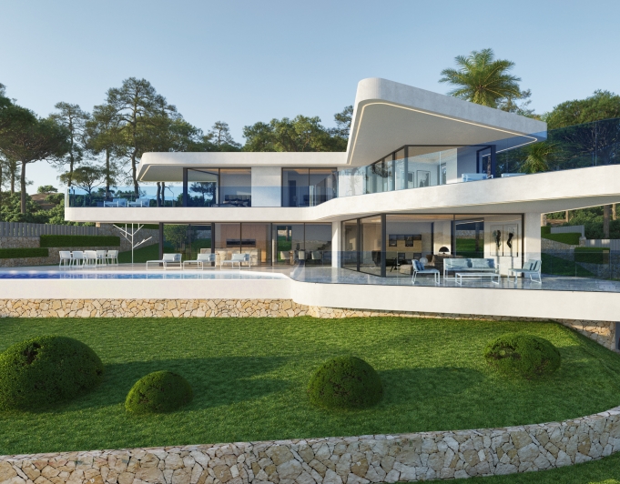 Luxusvilla mit privatem SPA mit Meerblick