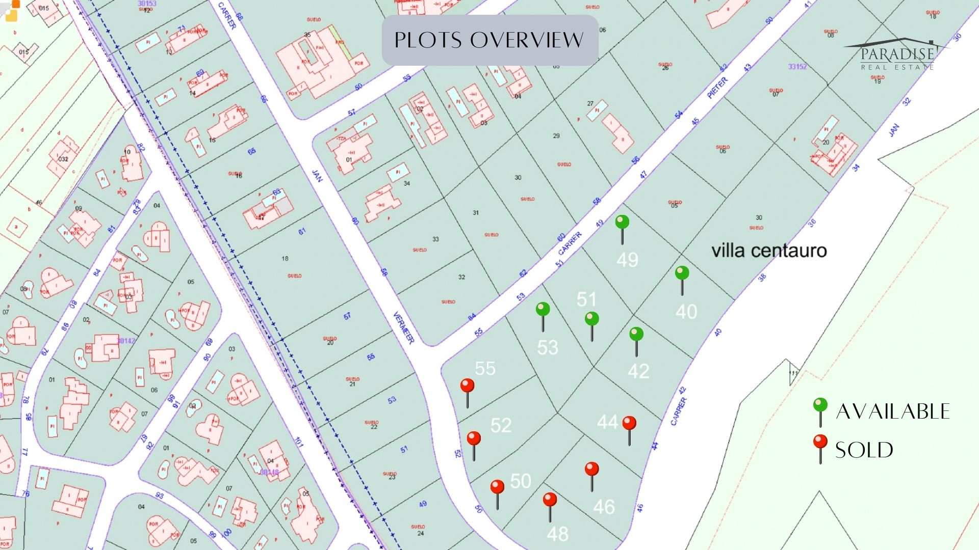 Monte Olimpo Baugrundstücke: Gestalten Sie Ihr Traumhaus und investieren Sie in exklusive Immobilien 0Preise ab €525k - €730