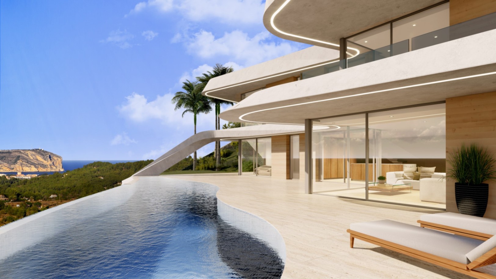 Zeitgenössische Eleganz mit Panoramablick: Entdecken Sie dieses einzigartige architektonische Juwel