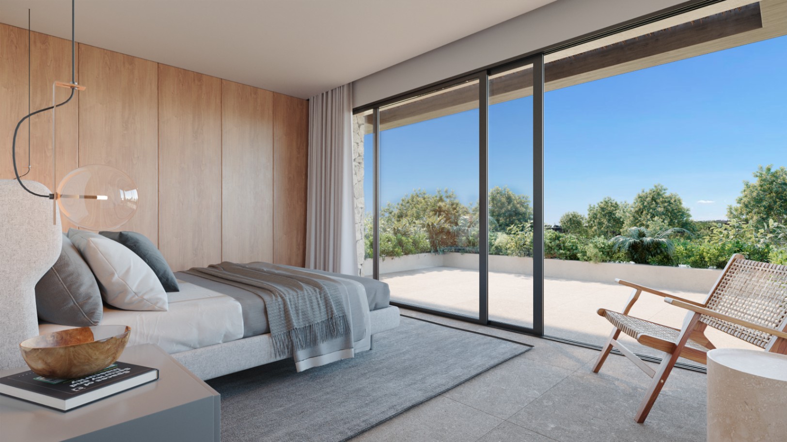 Luxuriöse moderne Villa mit zeitgenössischem mediterranem Stil und eleganter Ausstattung