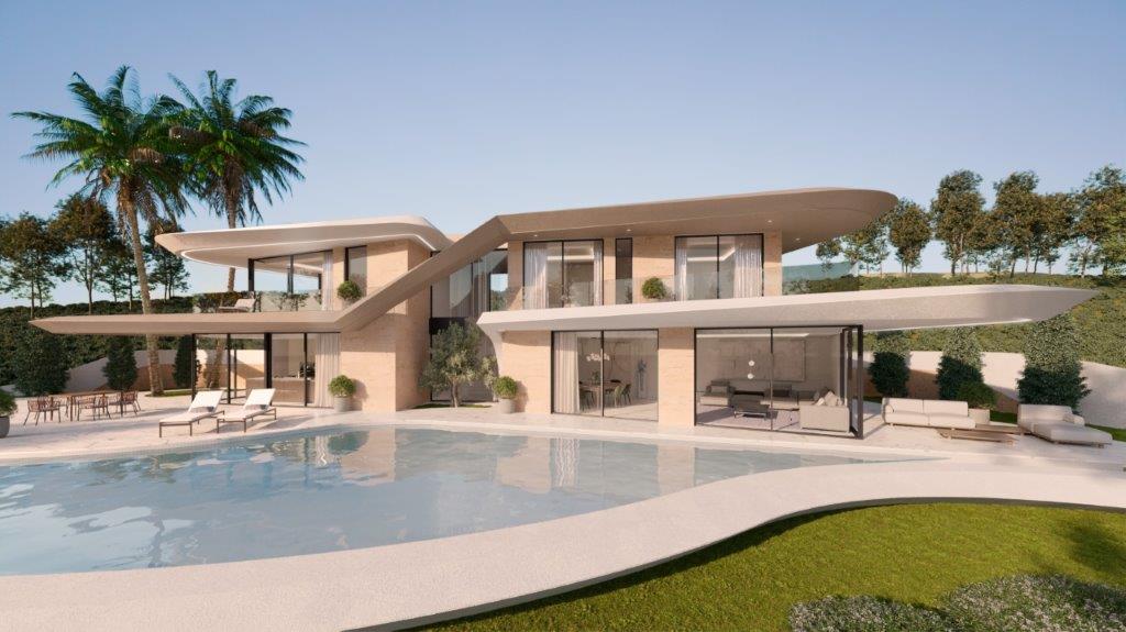 MODERNE DESIGNVILLA NUR WENIGE MINUTEN VOM STRAND ENTFERNT