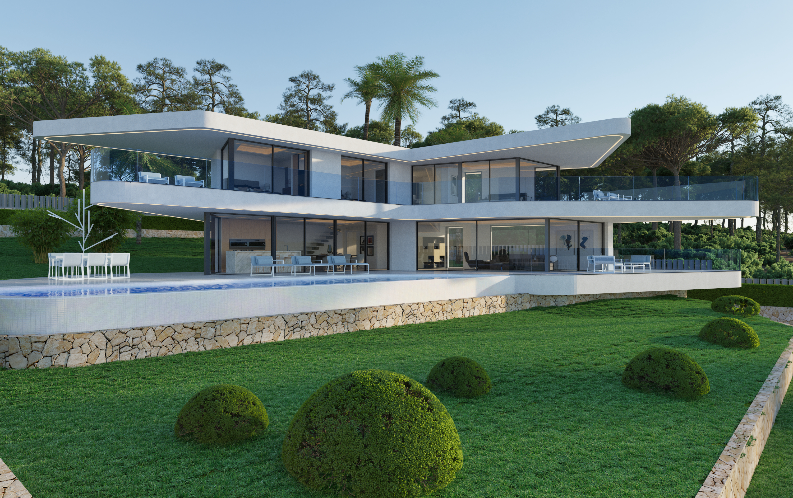 Luxusvilla mit privatem SPA mit Meerblick