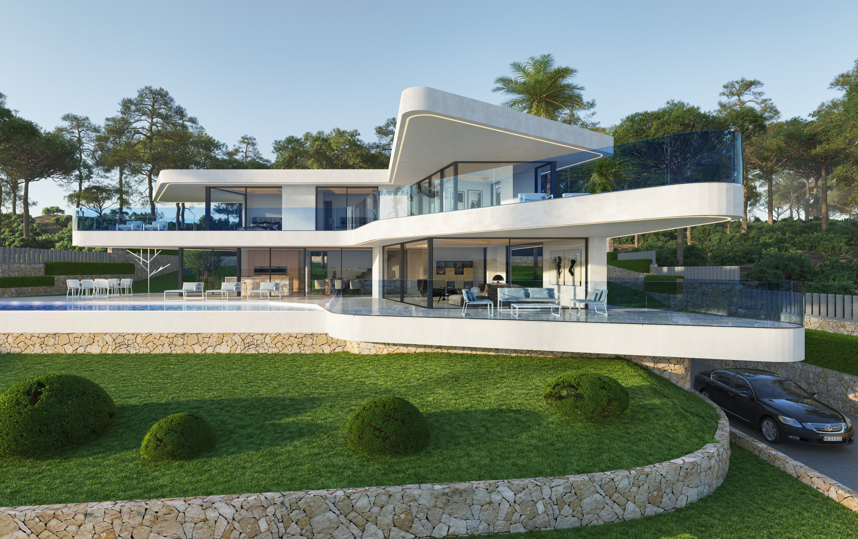 Luxusvilla mit privatem SPA mit Meerblick